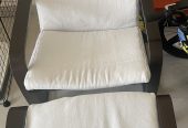 Arm chair with foot rest